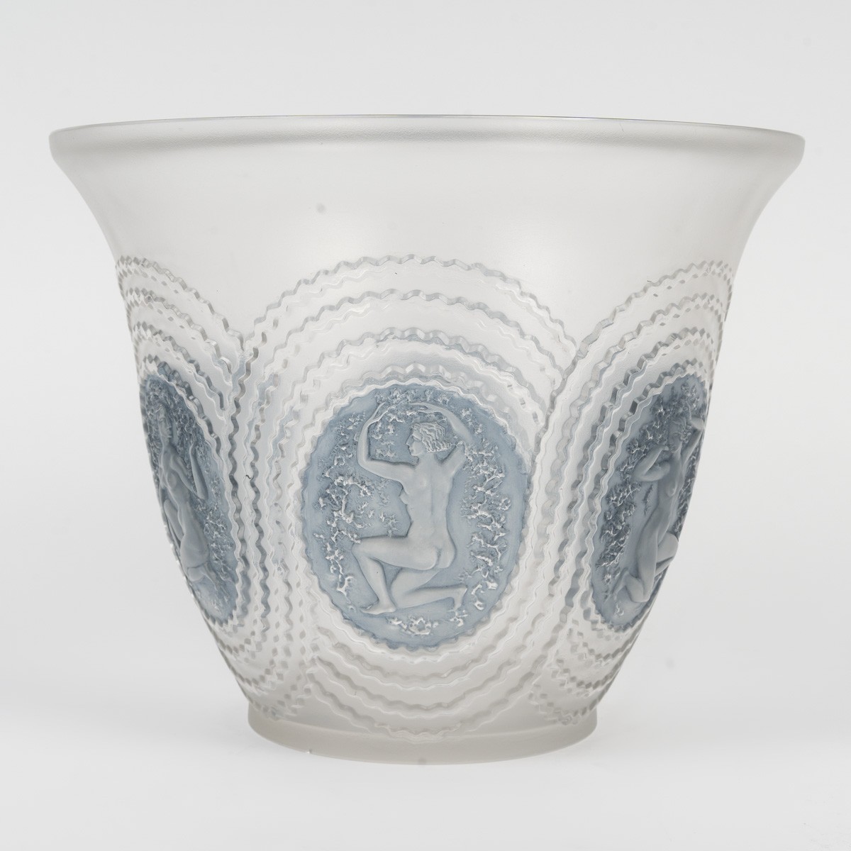 1937 - René Lalique ,Vase "Dryades"-photo-2