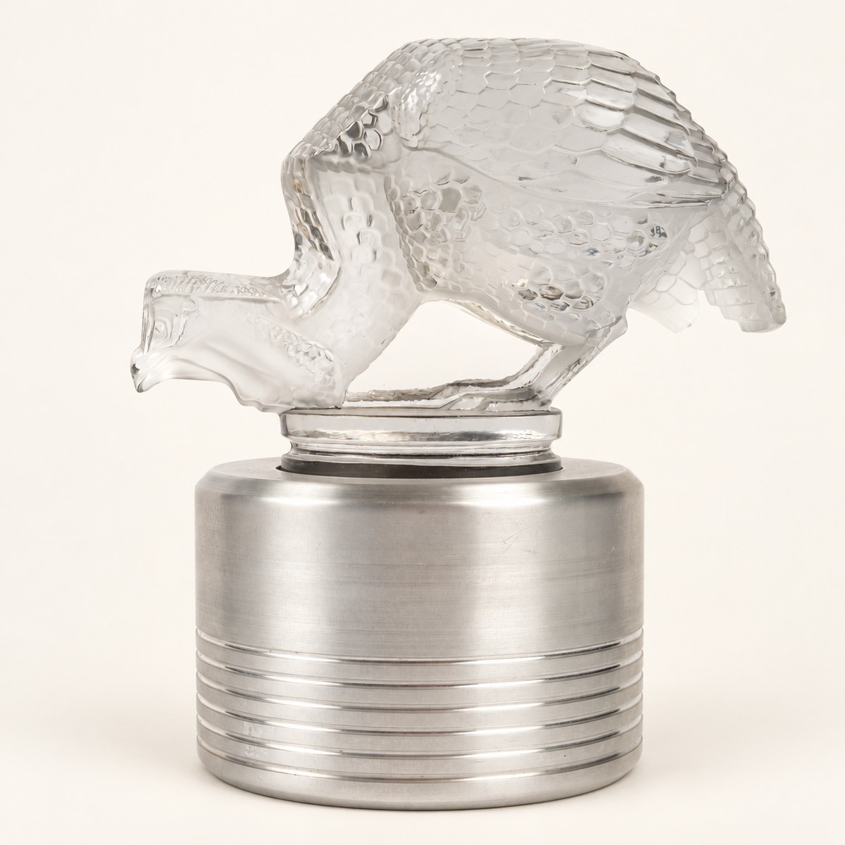 1929-Rene lalique - Mascotte « Pintade »