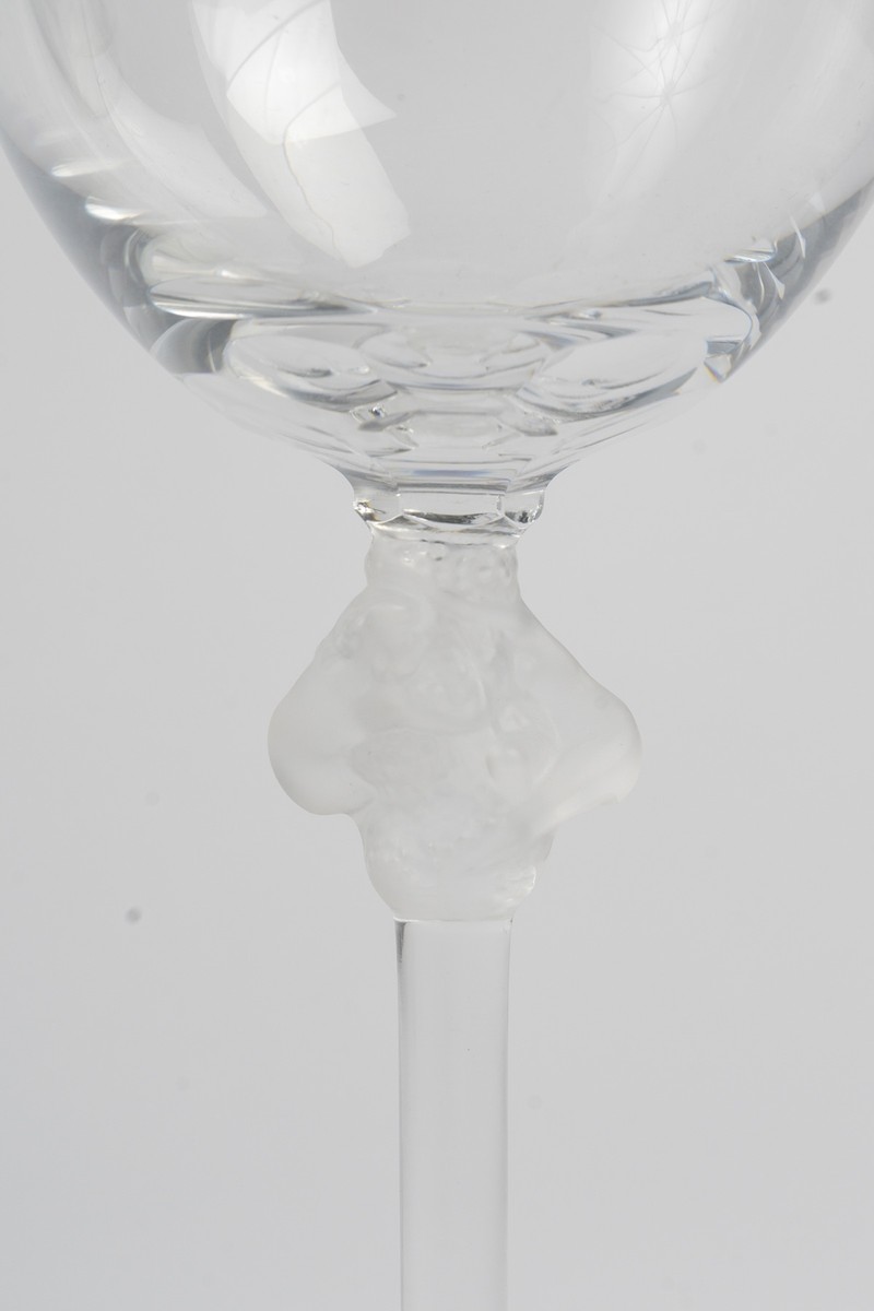 1968-LALIQUE FRANCE, SERVICE CRISTAL “ROXANNE” 31 PIECES-photo-2