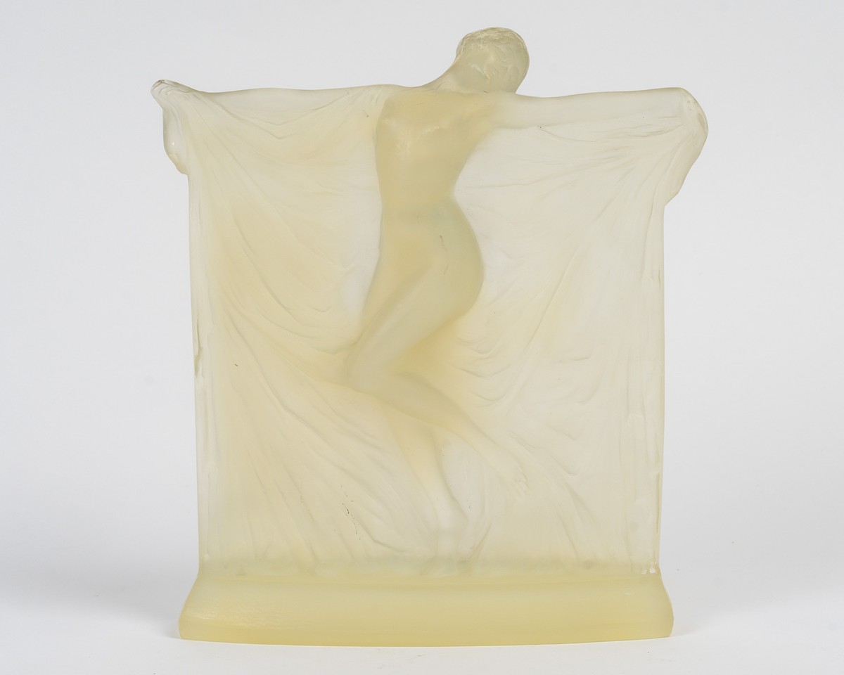 1925- René Lalique - Statuette "butterscotch" Thais-photo-2