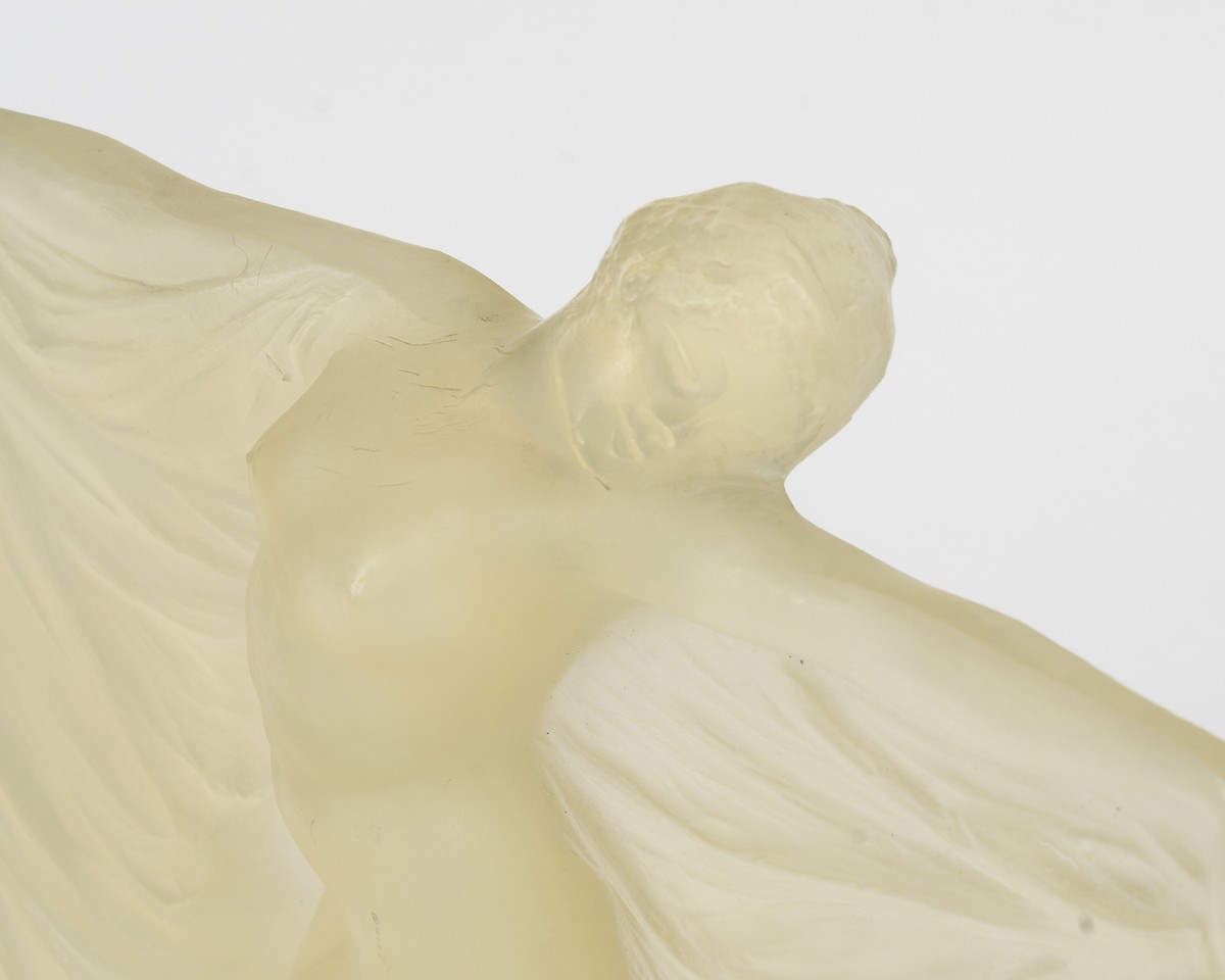 1925- René Lalique - Statuette "butterscotch" Thais-photo-3