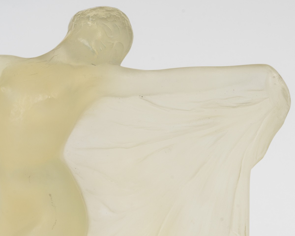1925- René Lalique - Statuette "butterscotch" Thais-photo-4