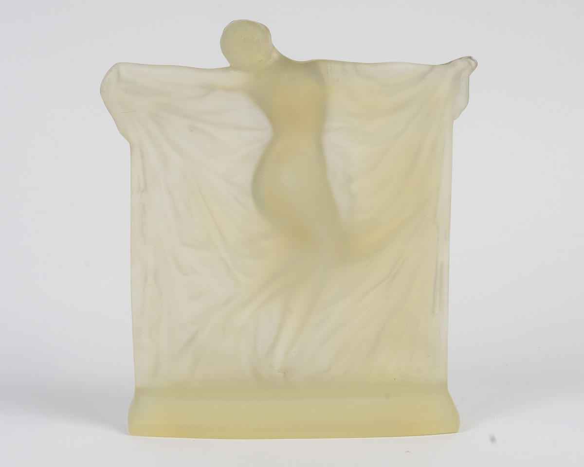 1925- René Lalique - Statuette "butterscotch" Thais-photo-3