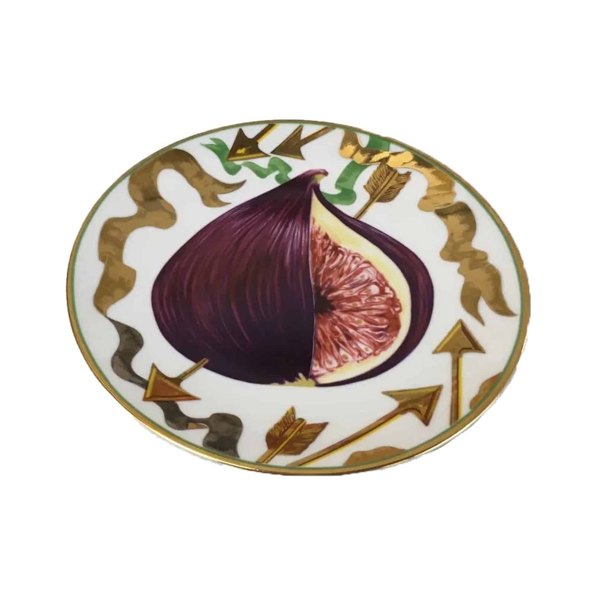 Hilton MC CONNICO pour DAUM : 6 assiettes à dessert « Les flèches perdues de Guillaume Tell »-photo-1