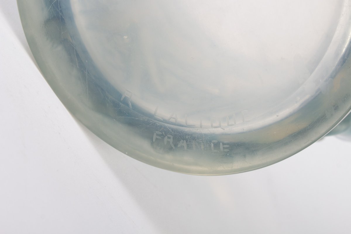 Rene Lalique (1860-1945) Vase «bacchantes-photo-3