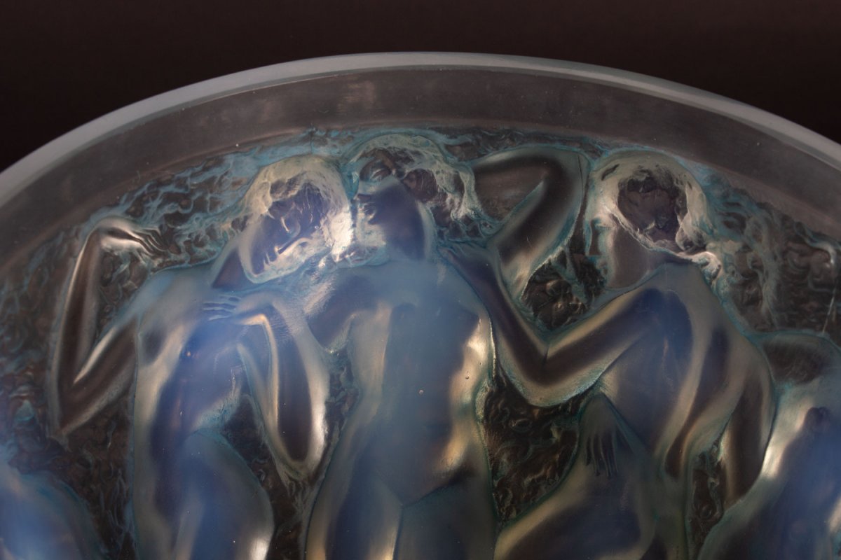 Rene Lalique (1860-1945) Vase «bacchantes-photo-5