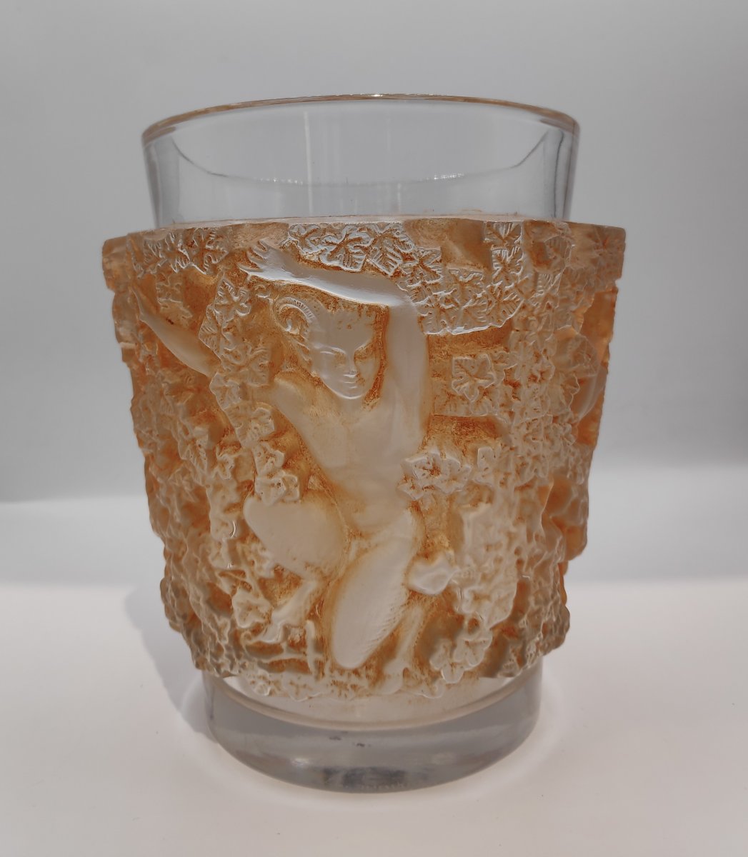 Lalique Bacchus Vase Patina Siena-photo-2