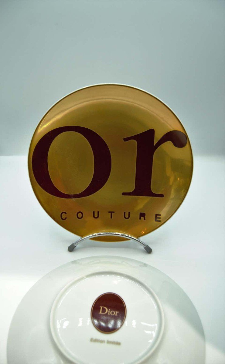 Dior Couture Porcelain Service 8 Plates, Limited Edition-photo-3