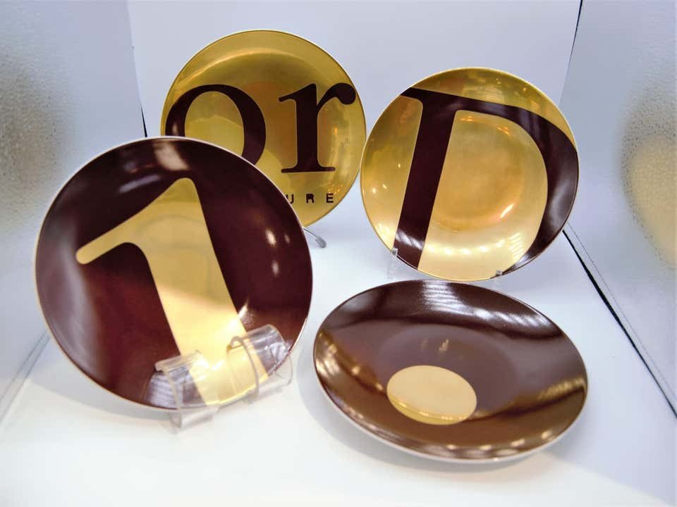 Dior Couture Porcelain Service 8 Plates, Limited Edition-photo-4