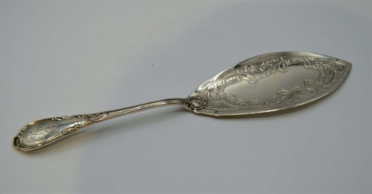 Pie Shovel In Sterling Silver - XIXth-photo-2