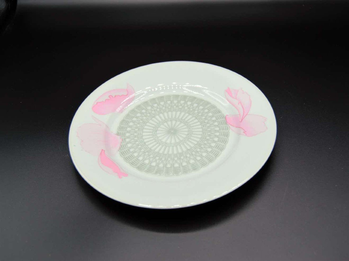 Hermès Part Of Service Model "peonies", 32 Pieces-photo-1