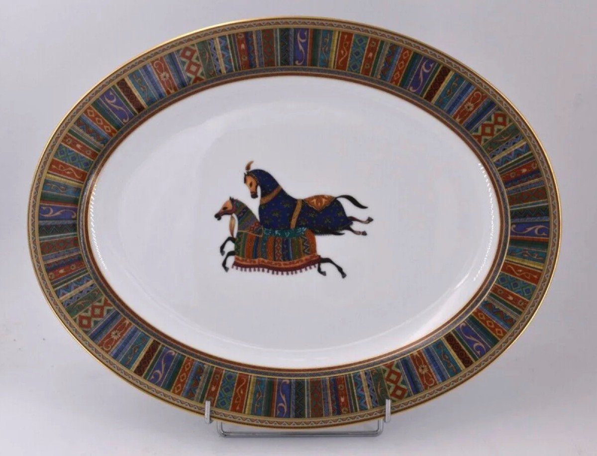 Hermes, Oval Dish Collection Cheval d'Orient