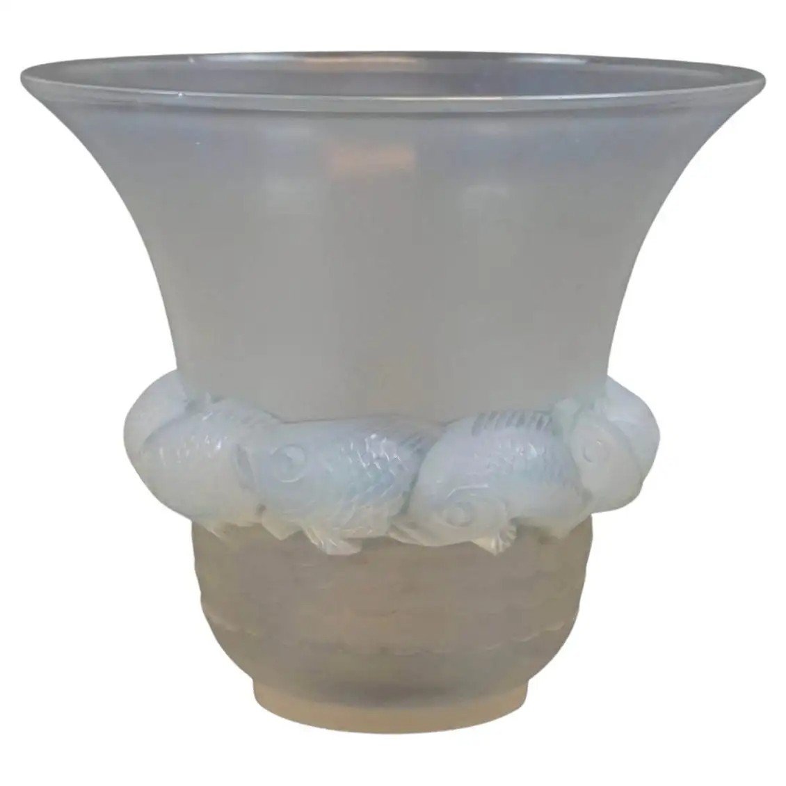 René Lalique: Opalescent "piriac" Vase 1930