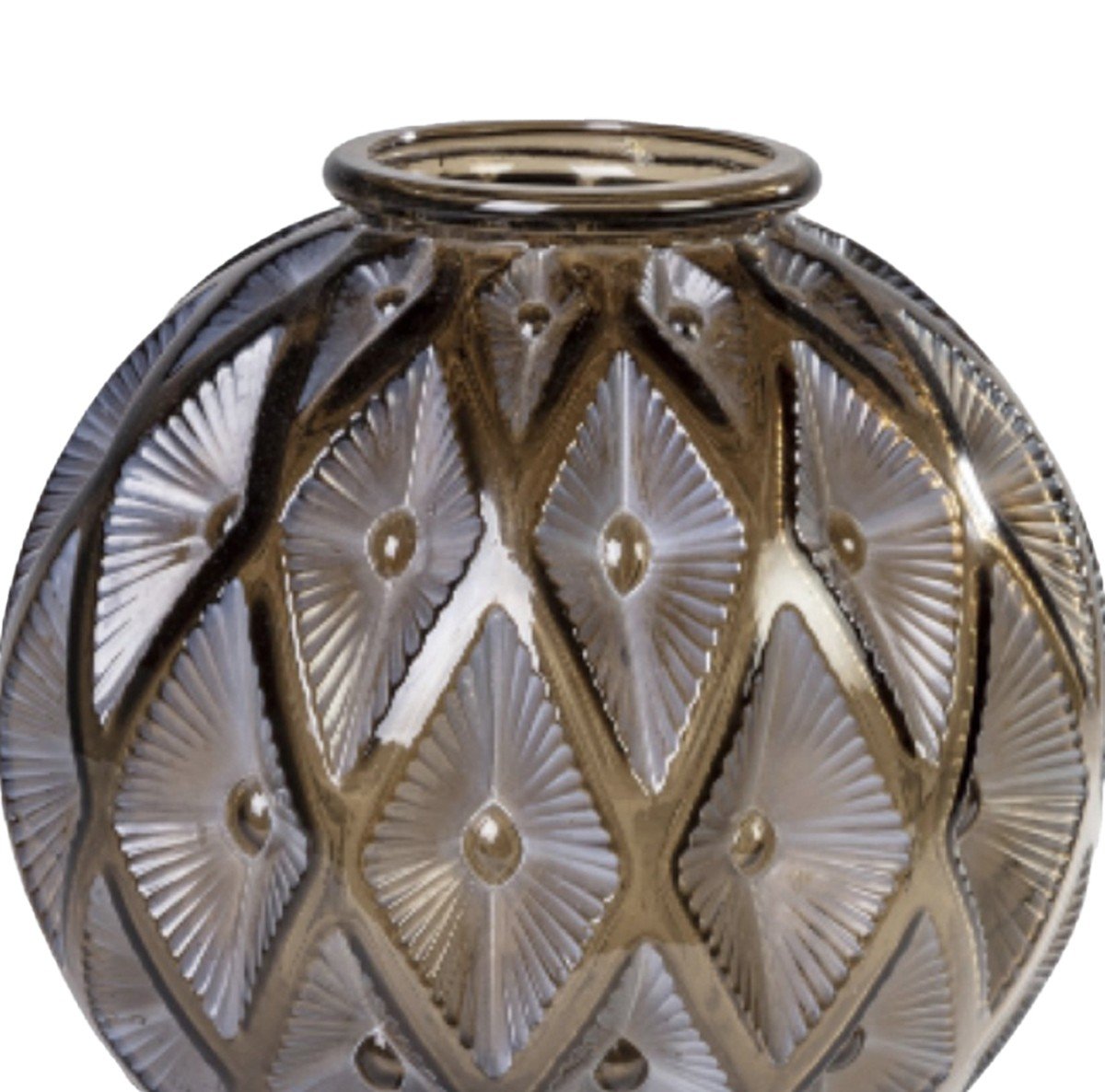 RENÉ LALIQUE vase en verre dépoli-photo-1