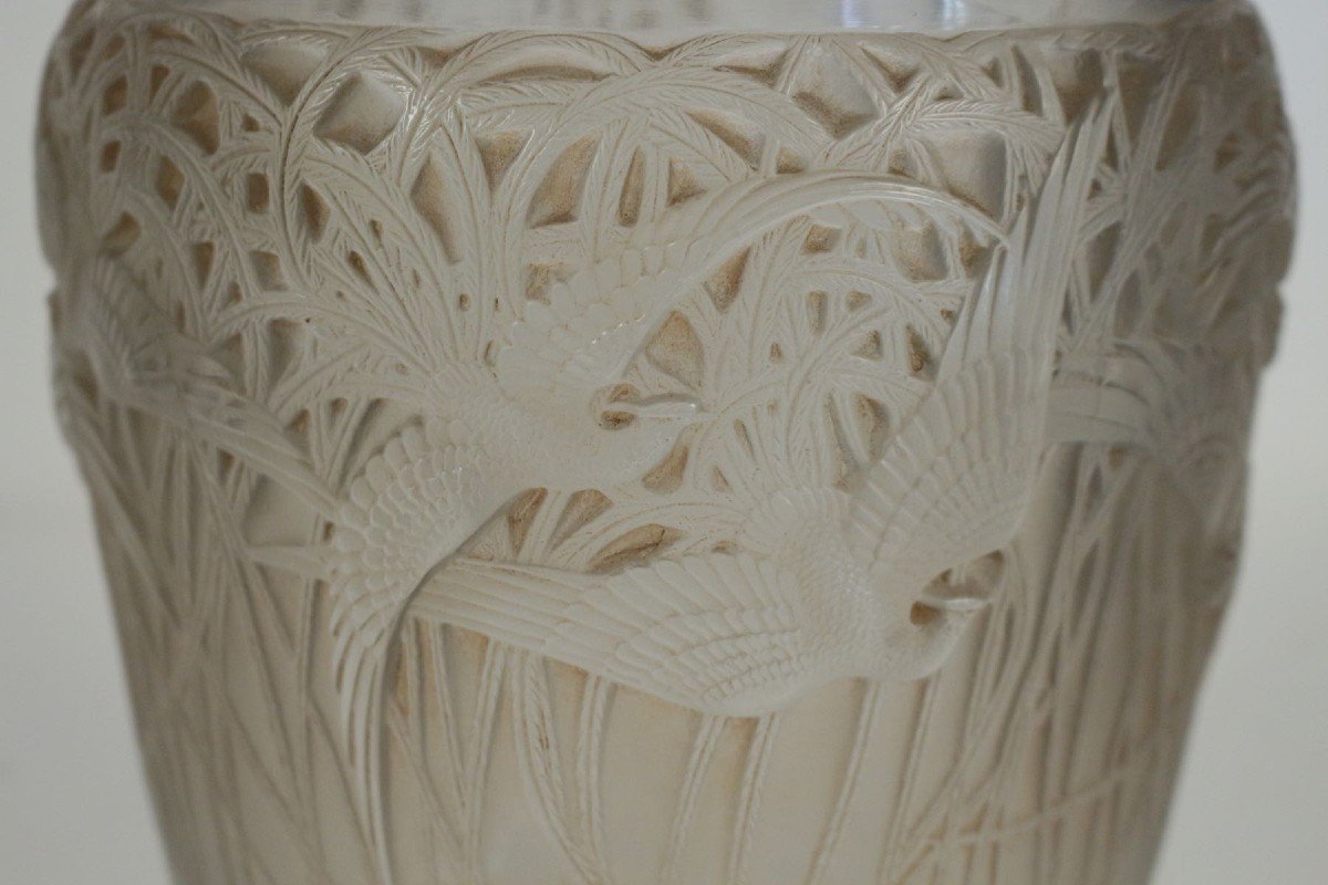 René Lalique : Vase « Aigrettes » - 1931-photo-1