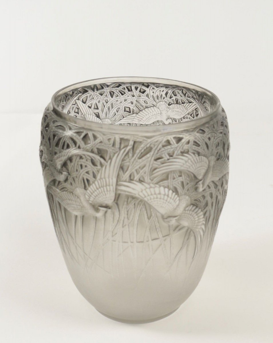 René Lalique : Vase « Aigrettes » - 1931-photo-2