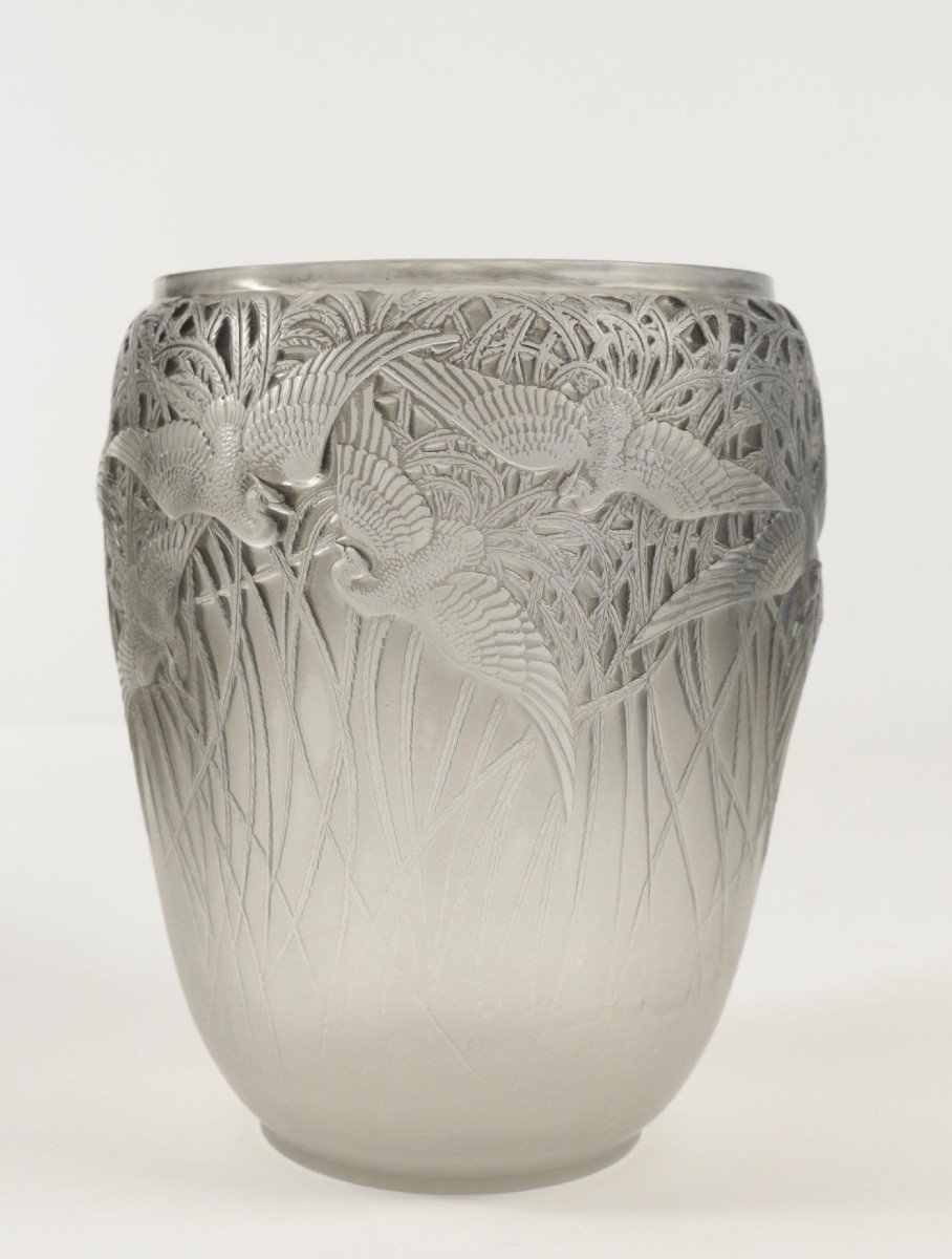 René Lalique : Vase « Aigrettes » - 1931-photo-4