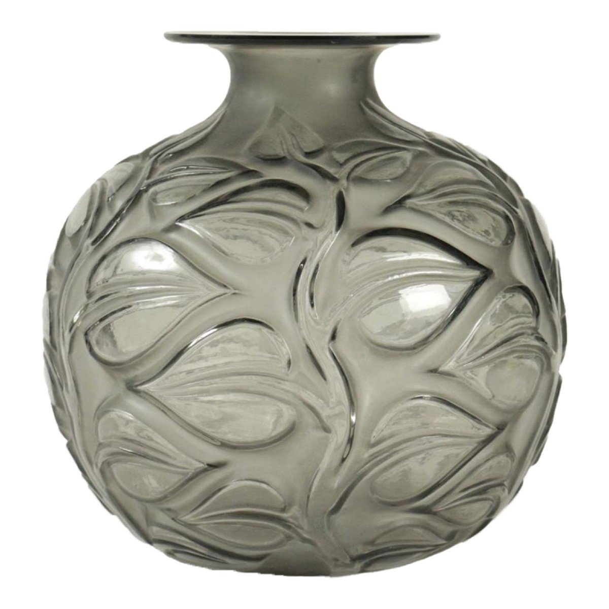 Rene Lalique (1860-1945) Gray Sophora Vase