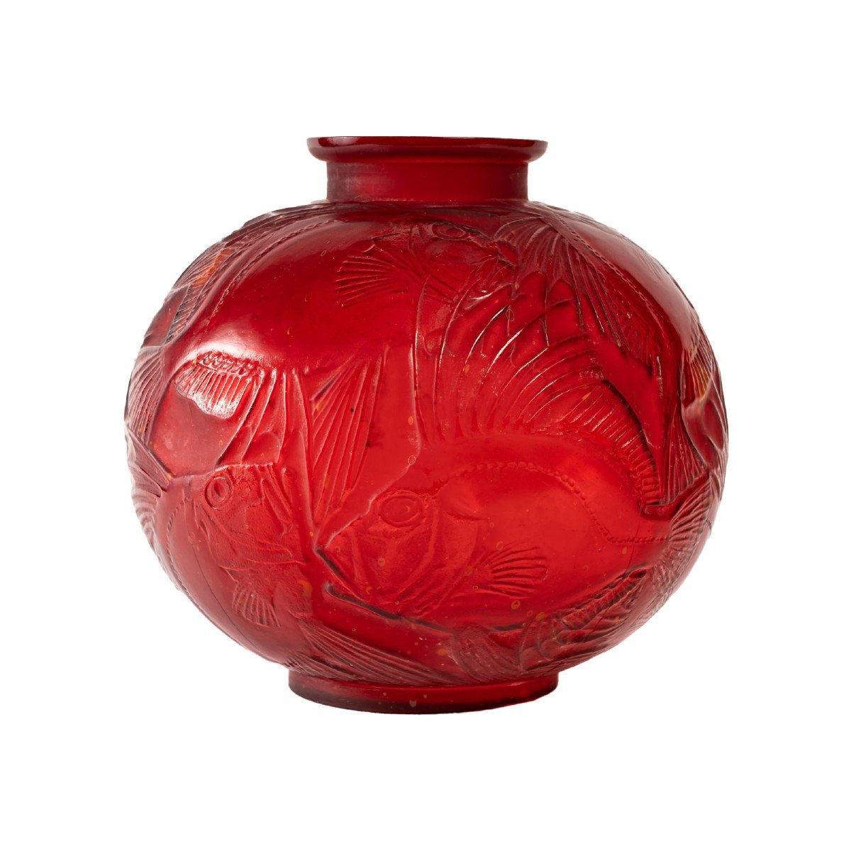Vase Lalique "Poisson"-photo-1