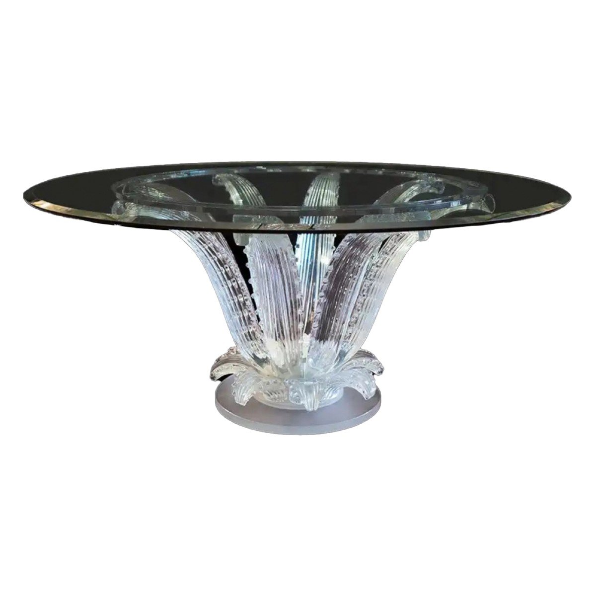Lalique Crystal "cactus" Table-photo-1