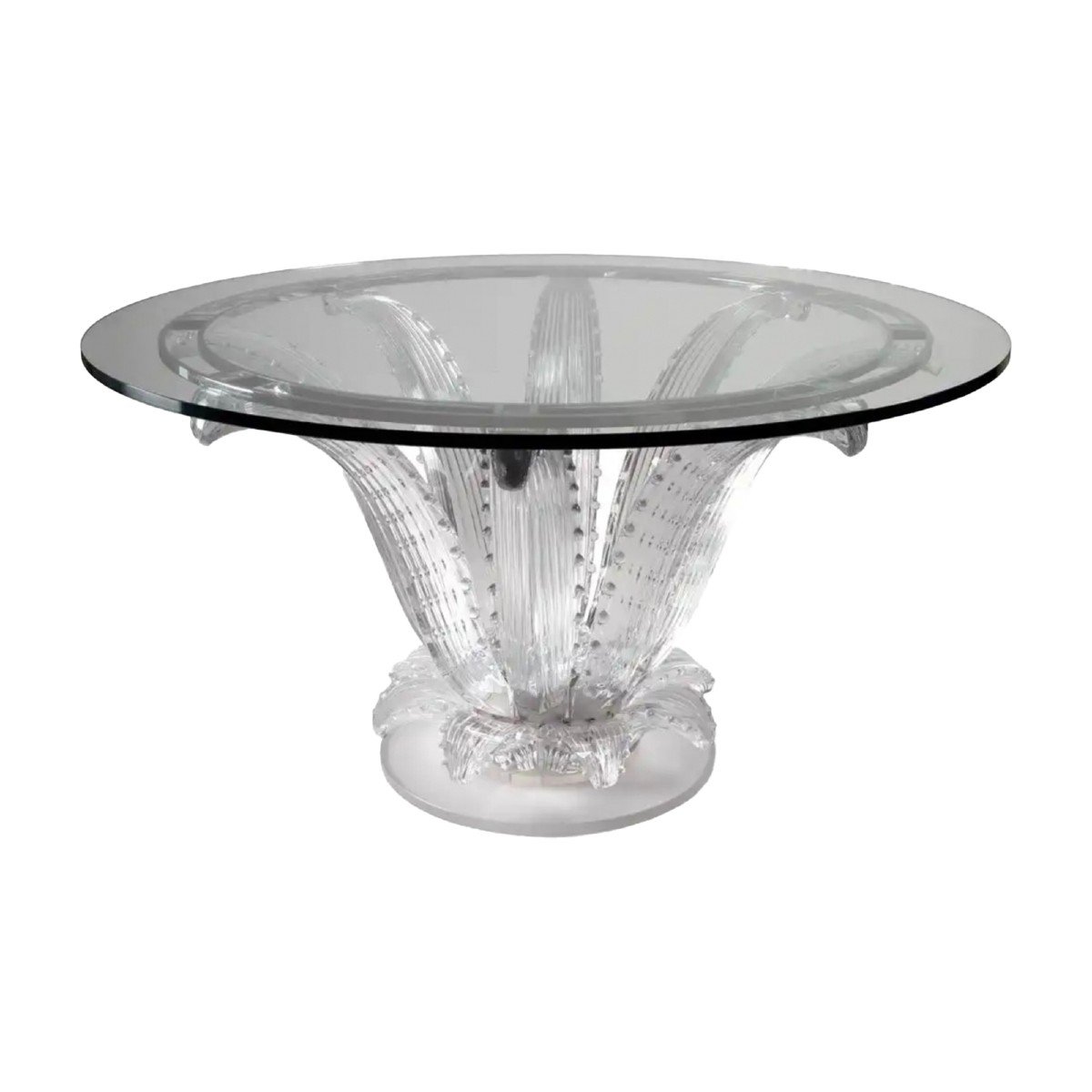 Lalique Crystal "cactus" Table-photo-2