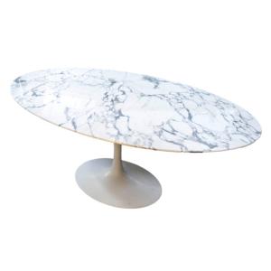 Eero Saarinen (1910-1961) - Knoll : Table Ovale 198 Cm  -arabescato, Circa 1990