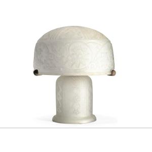 1925, Daum Nancy France Mushroom Lamp 