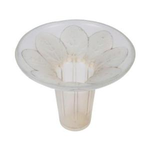 1921- René Lalique Vase « Violettes» Opalescent