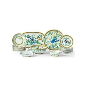 HERMES & LIMOGES "Les Toucans ", 1986 PARTIE DE SERVICE