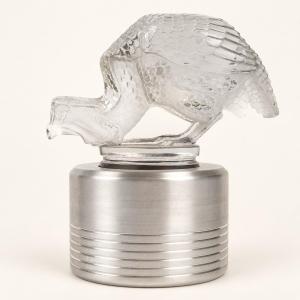 1929 - René Lalique - Mascot «pintade» (guinea Fowl) Car Radiator Cap