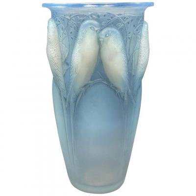 René Lalique - Vase Ceylan Opalescent