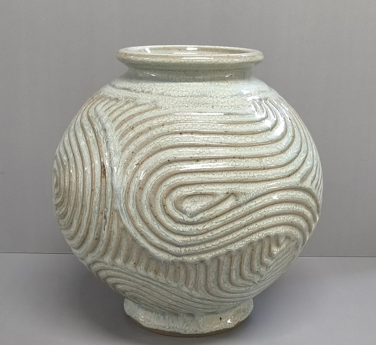 Philippe Dubuc - Grand Vase En Céramique