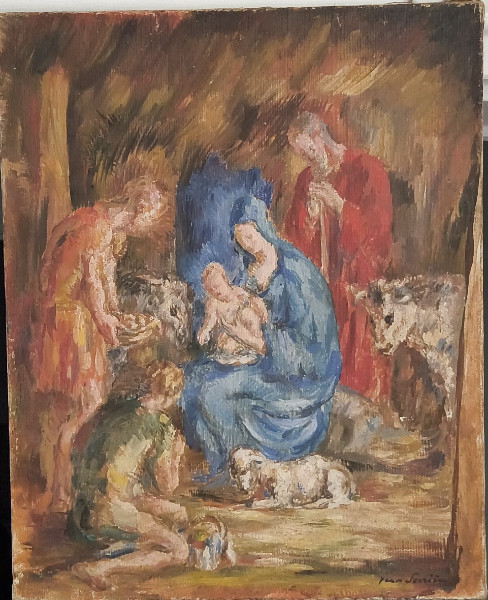 Jean Serrière - Nativity - Oil On Canvas