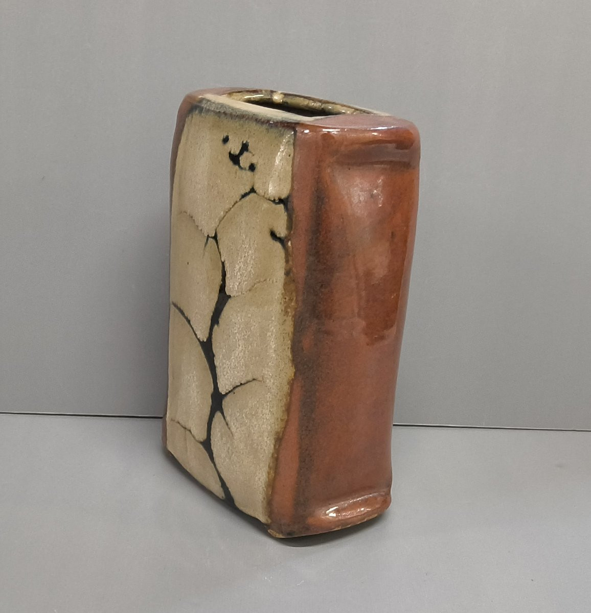 Svein Hjorth Jensen - Vase quadrangulaire en céramique-photo-4