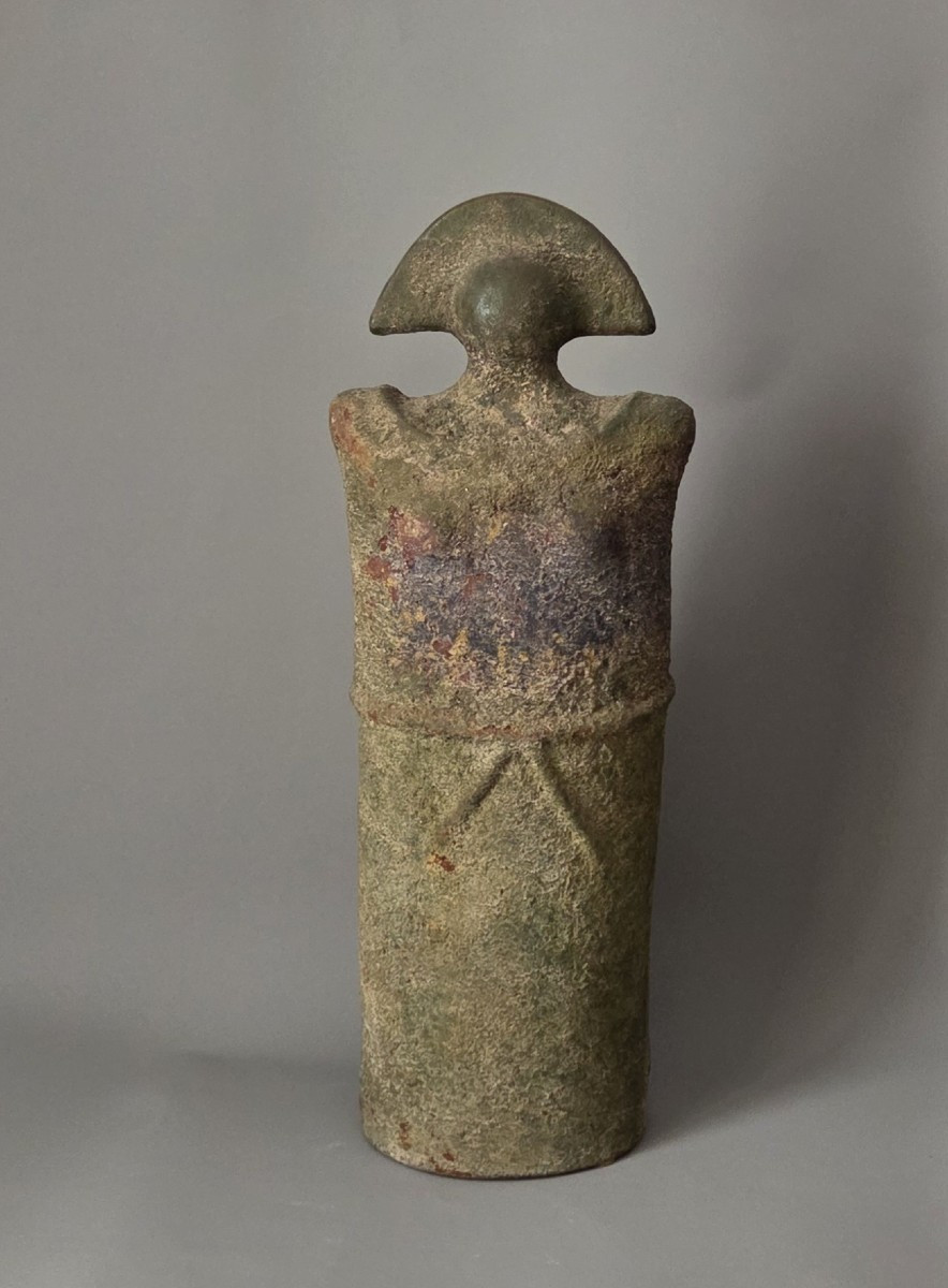 Large Ceramic Idol Attributed To Antoine De Vinck