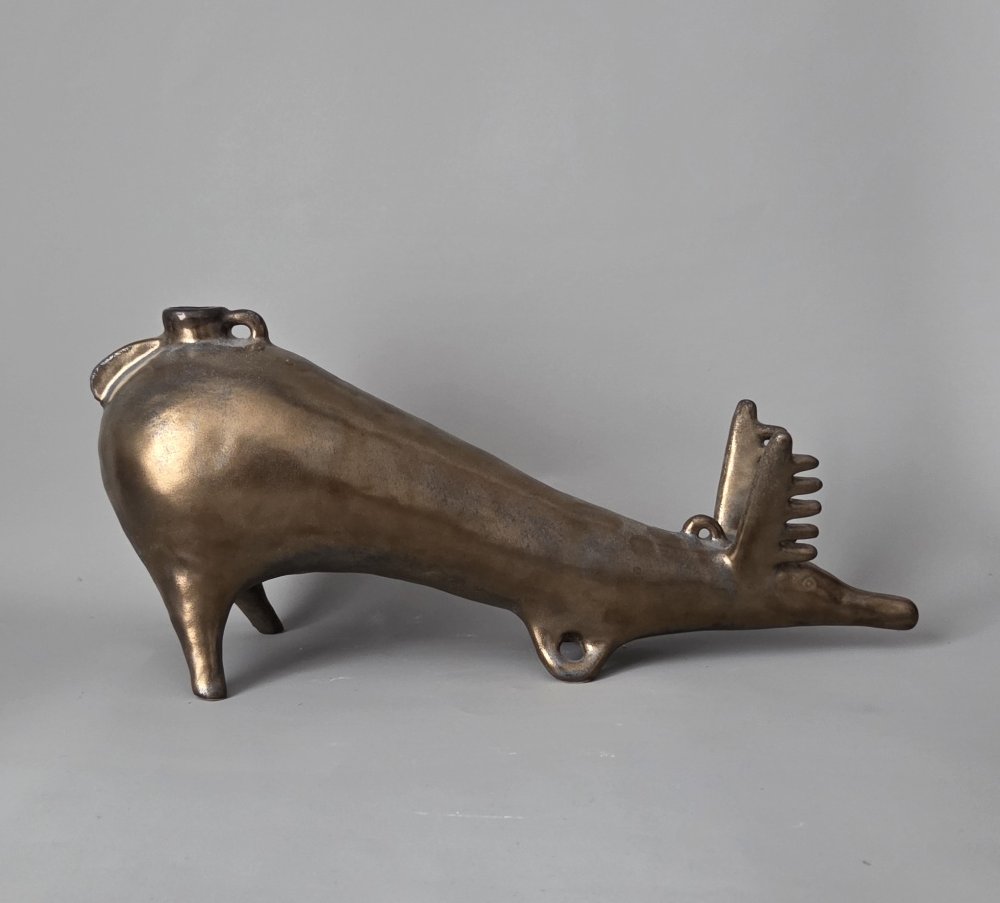 Gintaras Vitkauskas - Sculpture zoomorphe en céramique-photo-2
