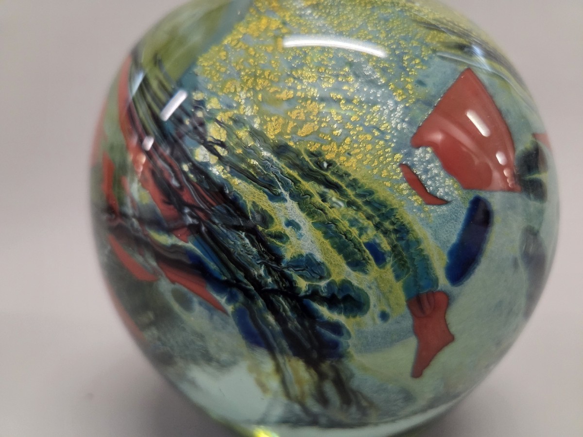 François Le Lonquer - Blown Glass Vase. Circa 1980-photo-3