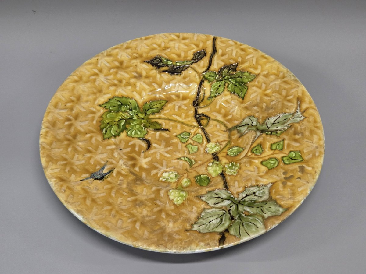 Léon Parvillée - Wall Ceramic Circa 1860-80-photo-3