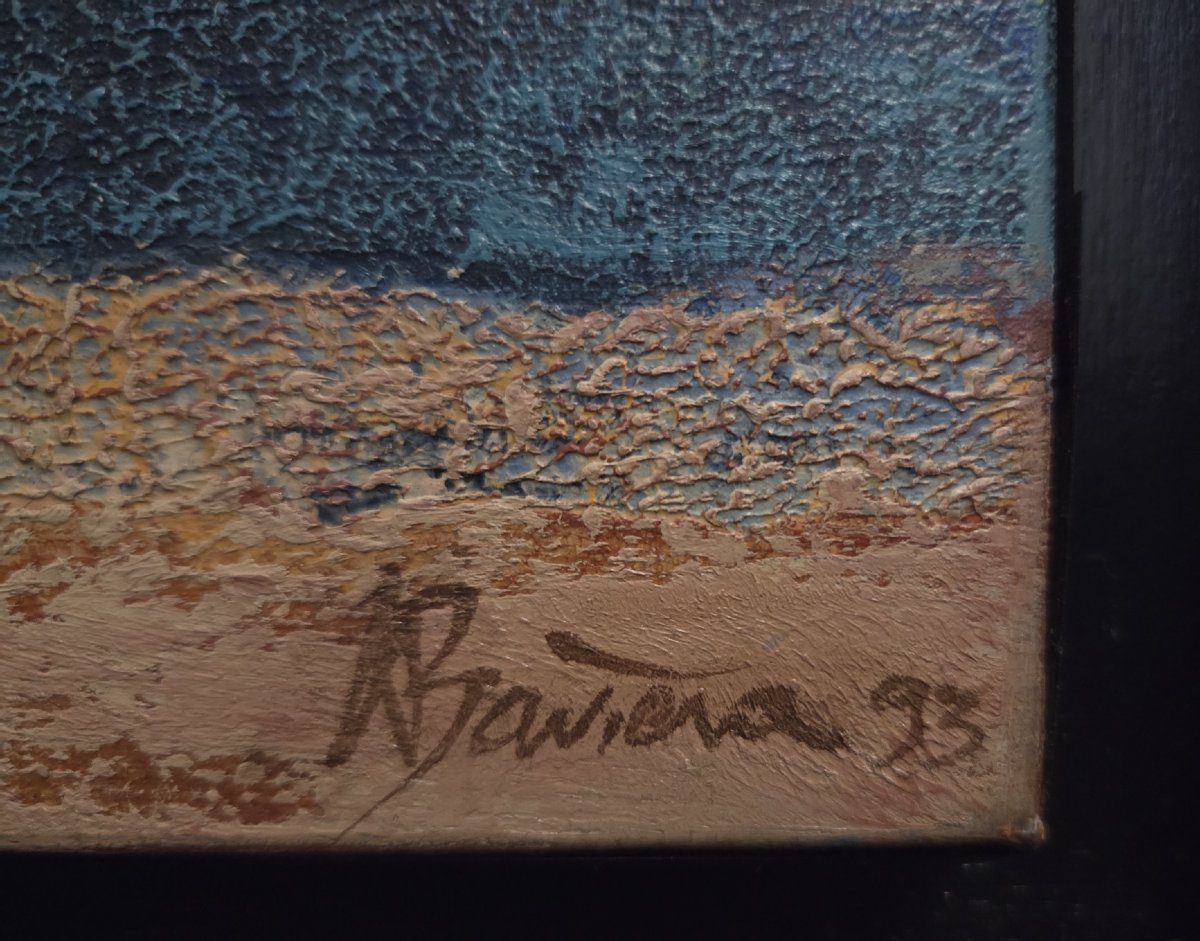 Henri Baviera - Huile sur toile-photo-2