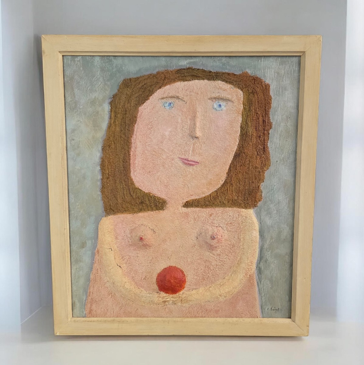 Claude Foënet - Relief " La balle rouge " 