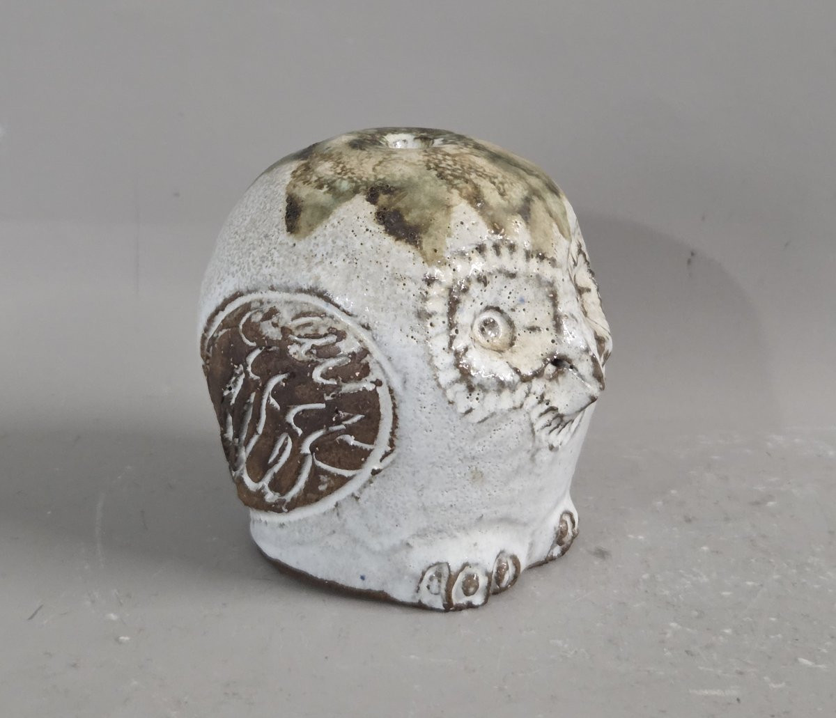 Albert Thiry - Chouette en céramique -photo-3