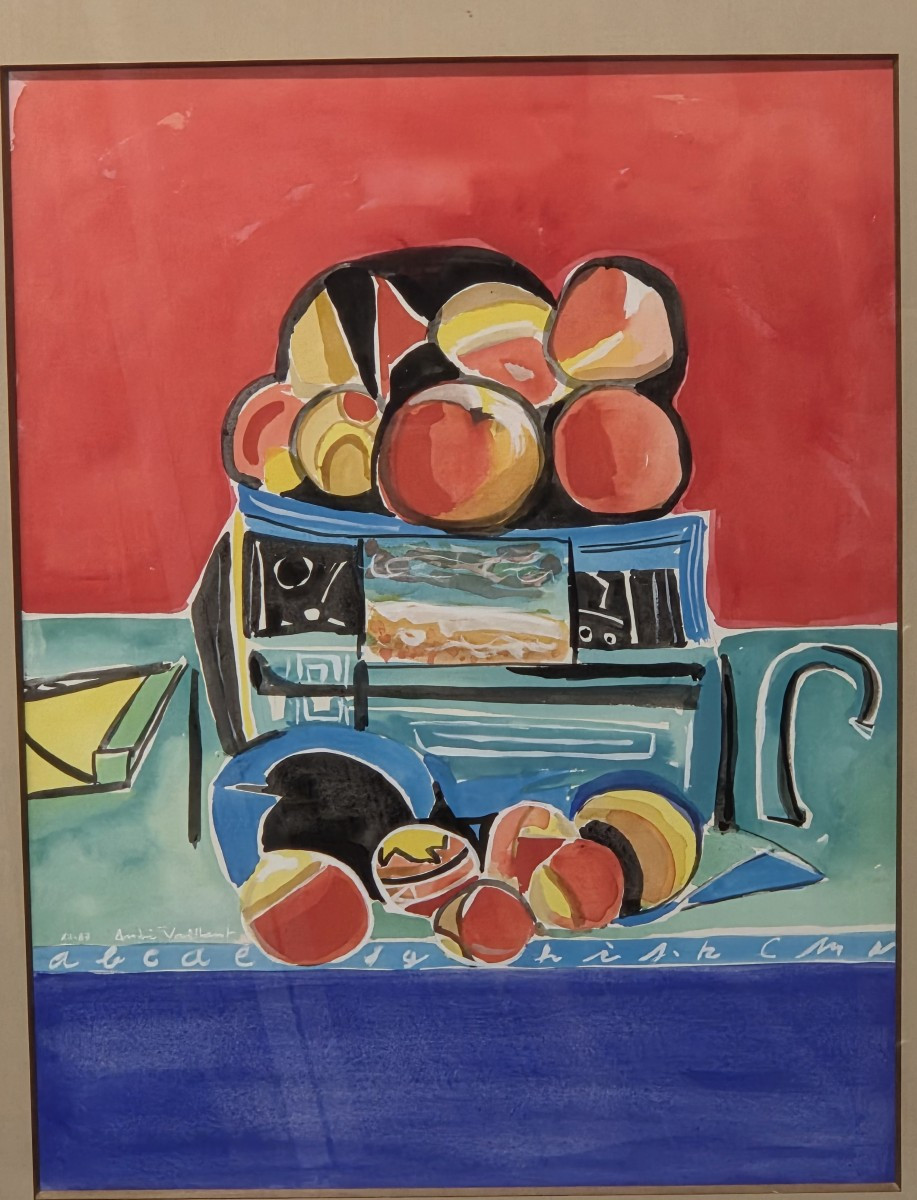 André Vaillant - Still Life, Watercolor