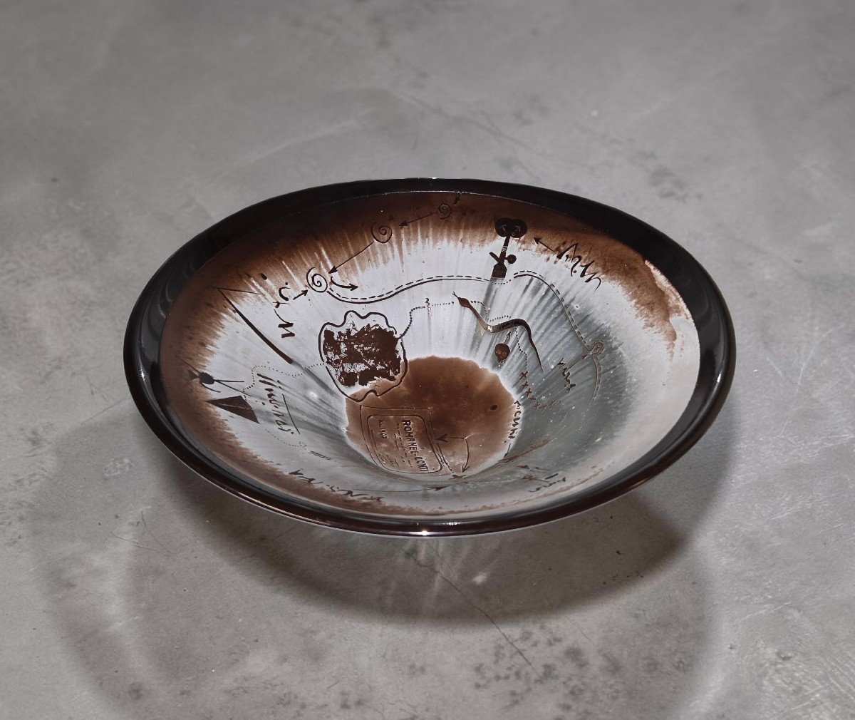 Jean-pierre Umdenstock - Blown Glass Bowl