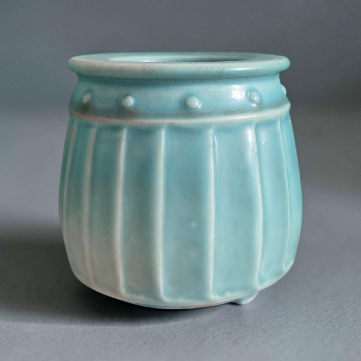 Patrick Pernel - Porcelain Vase With Copper Celadon Glaze