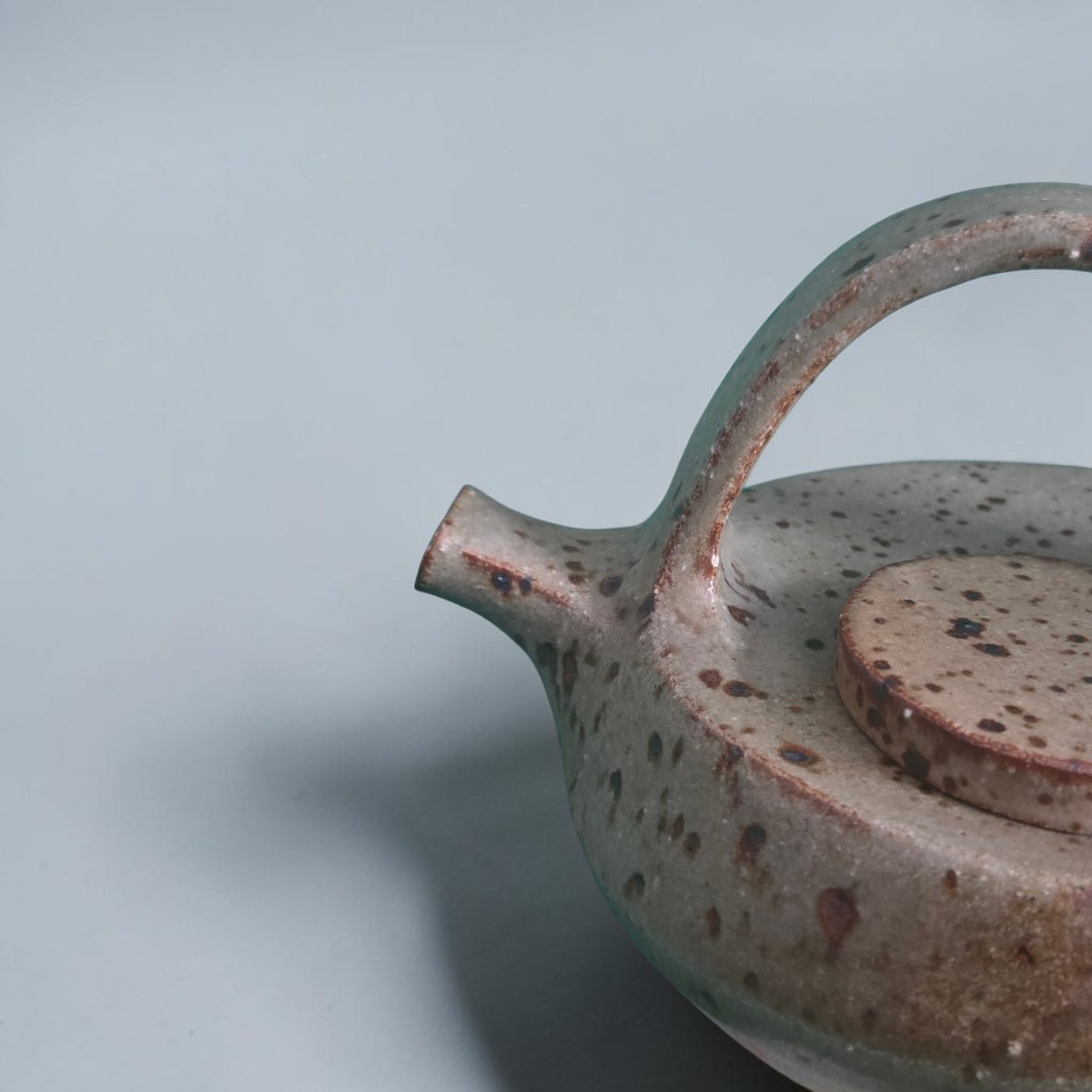 Solorzano, Stoneware From St Pée Sur Nivelle - Modernist Ceramic Teapot-photo-3