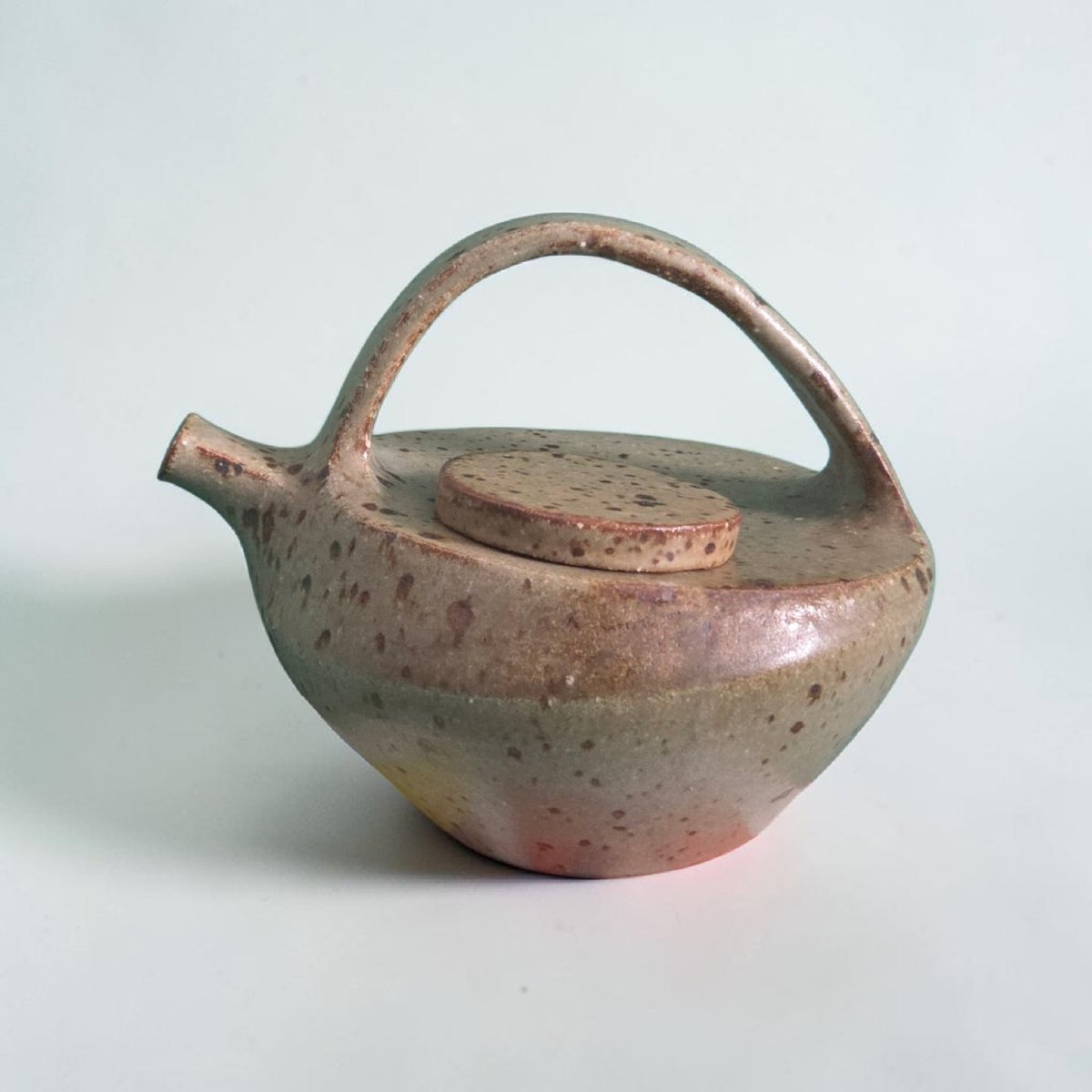 Solorzano, Stoneware From St Pée Sur Nivelle - Modernist Ceramic Teapot