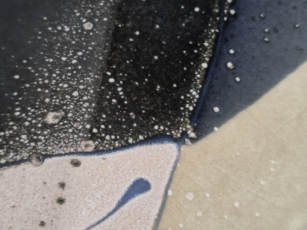 Patrick Rollet - Important plat mural en céramique-photo-3