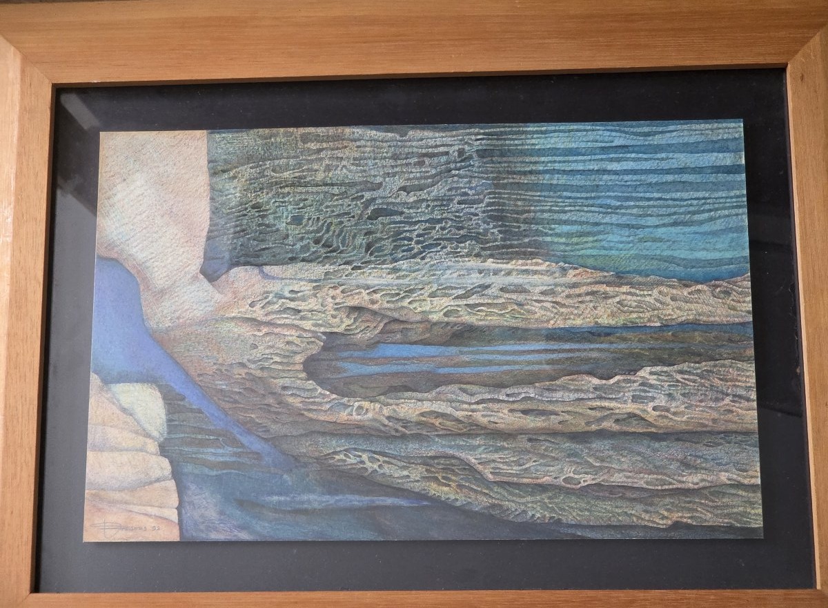 Wegers - Abstractiob, Technique mixte sur carton-photo-5