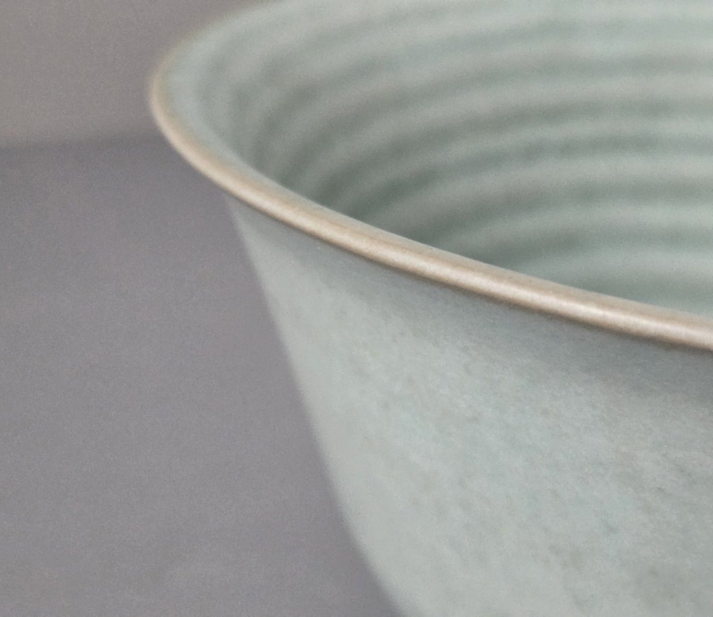 Louis Delachenal - Soft Stoneware Cup With Celadon Glaze- -photo-3