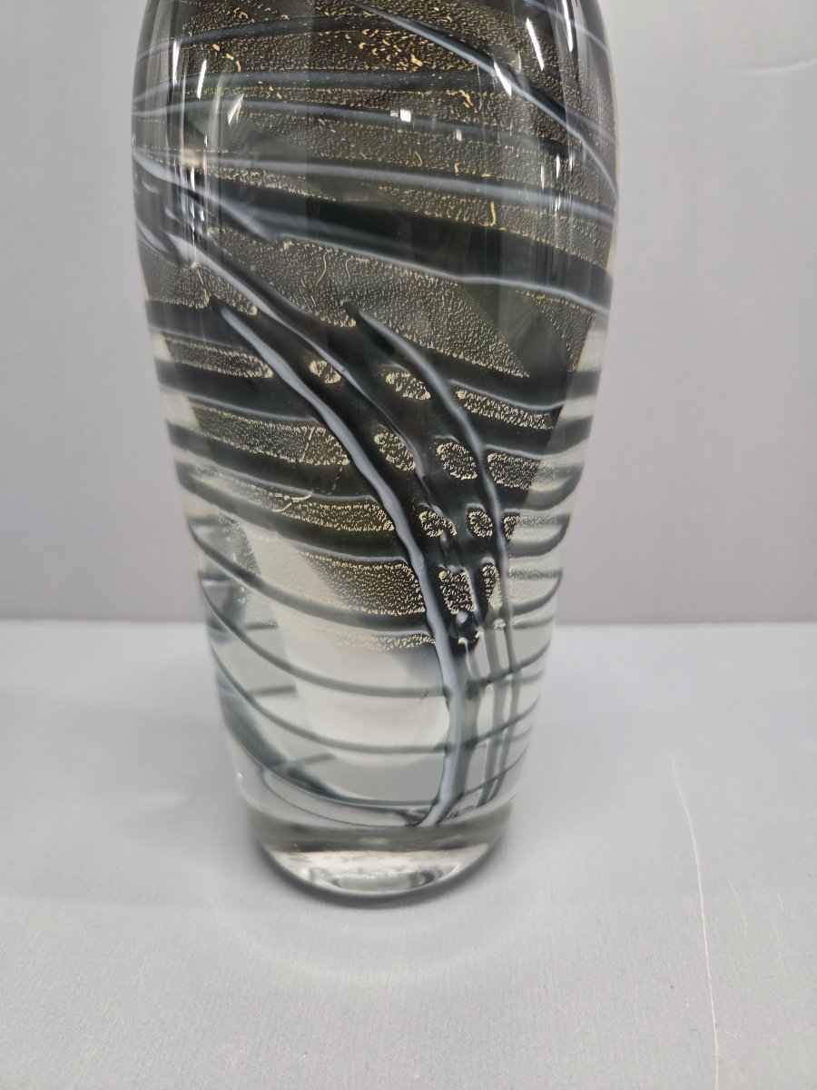 Claude Morin - Vase en verre soufflé-photo-1